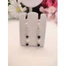 Emerald & Mother Of Pearl - Earrings